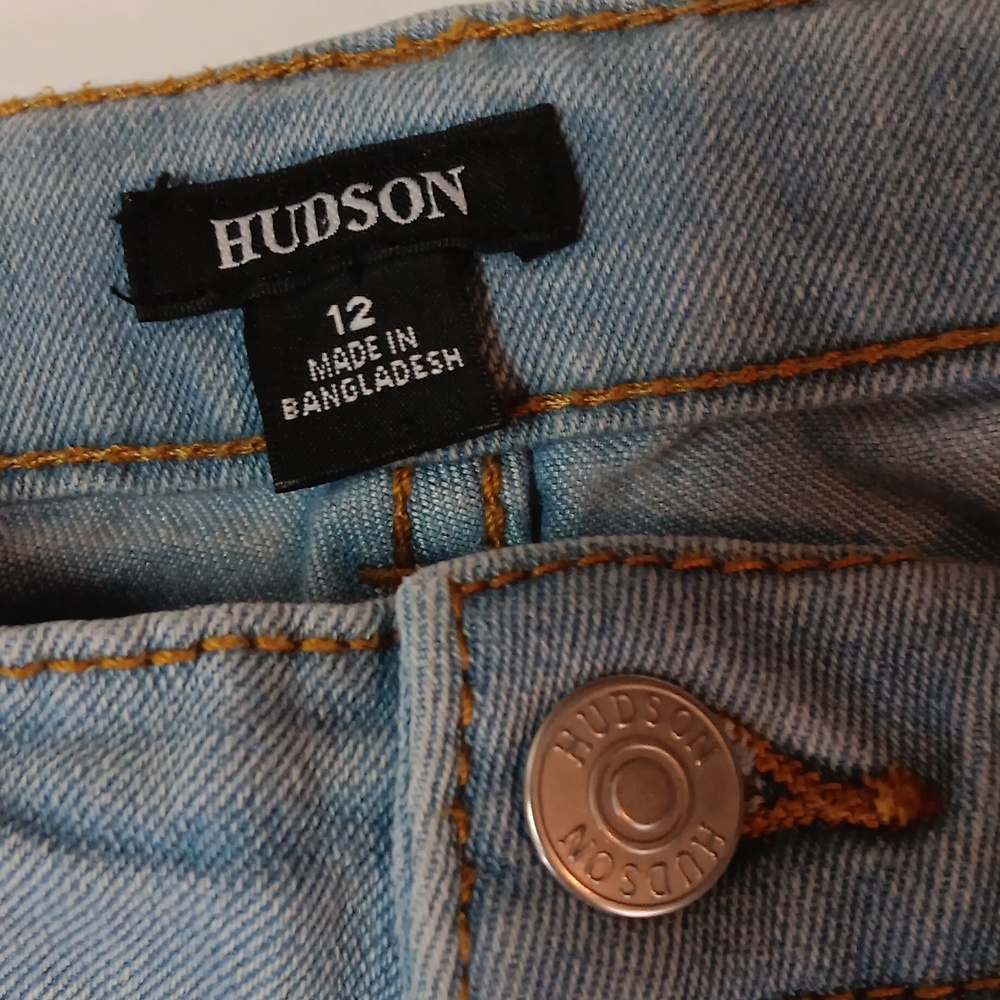 Hudson Jeans Kids Light Blue Distressed Jeans - Picture 4 of 14